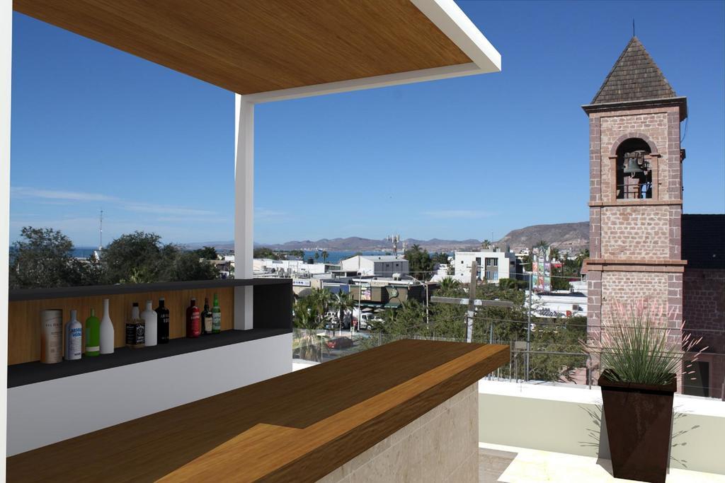Hotel Catedral La Paz Dış mekan fotoğraf Rooftop bar